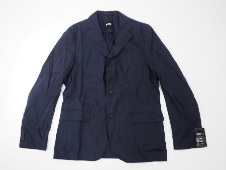 HUGO BOSS Sakko aus Leinen-Mix Gr. M (3736)